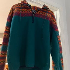 J.J Oliver Vintage 1/4 Zip Aztec Sweatshirt